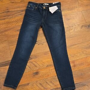 STS Blue Women's Dark Indigo Emma Ankle Skinny 9" Mid Rise Size 25